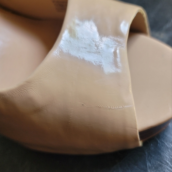 Jessica Simpson French Nude Peep Toe Slingback Stiletto Heel Size 10 - Picture 12 of 13